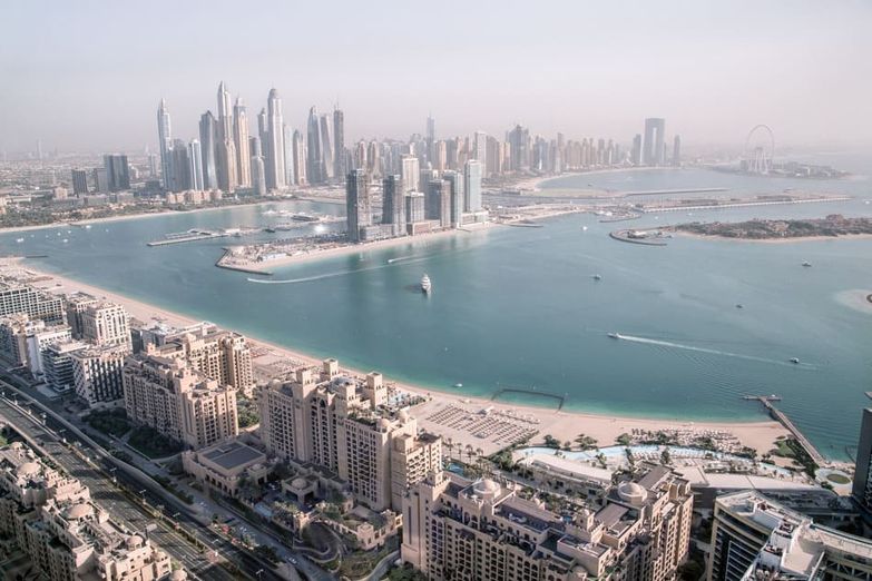 Vista panorámica de Dubai