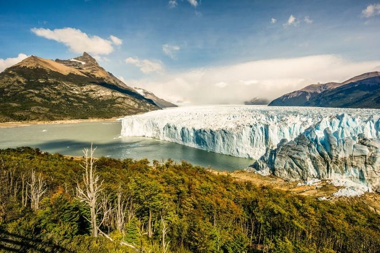 glaciar en la patagonia
