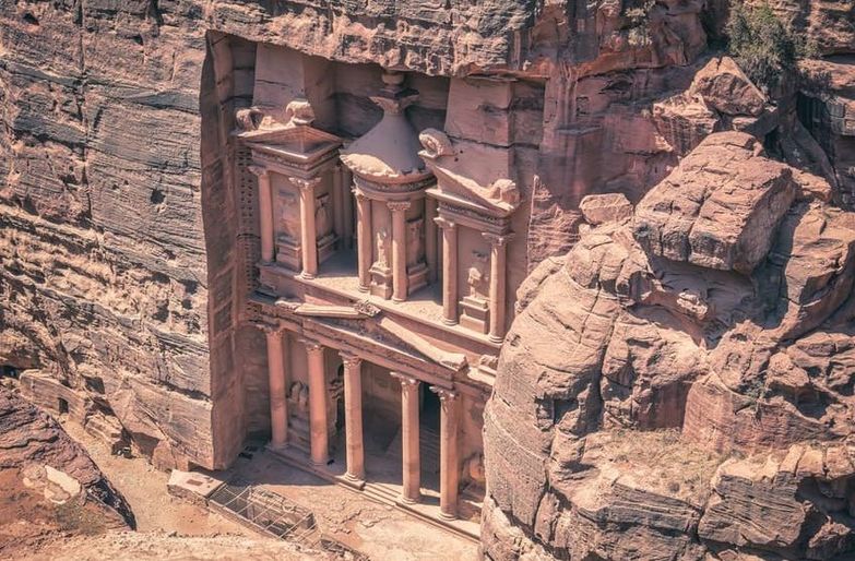 ciudad de Petra en Jordania